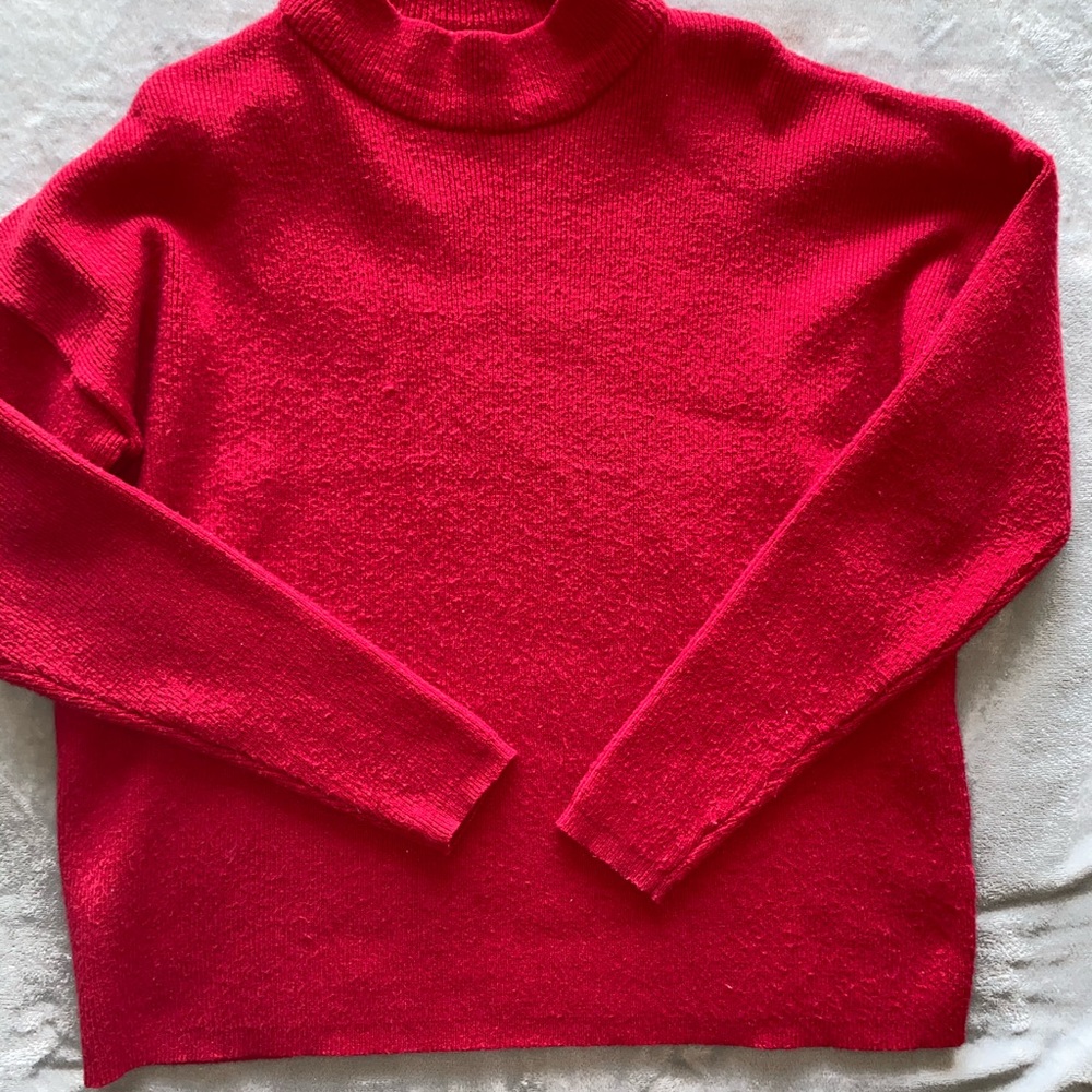 red sweater